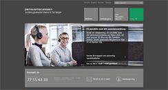 Desktop Screenshot of pjdpension.dk